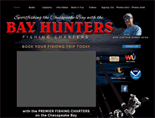 Tablet Screenshot of bayhunters.com